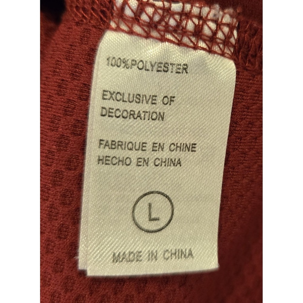 NIKE Women's University of Alabama 1/4 Zip Jacket Dri-Fit Crimsom Tide Fan Large - Picture 7 of 9